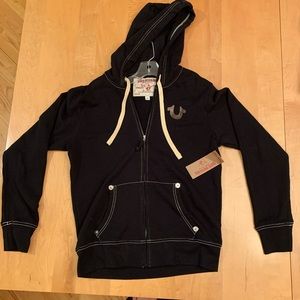 CLASSIC LOGO ZIP UP HOODIE TRUE RELIGION